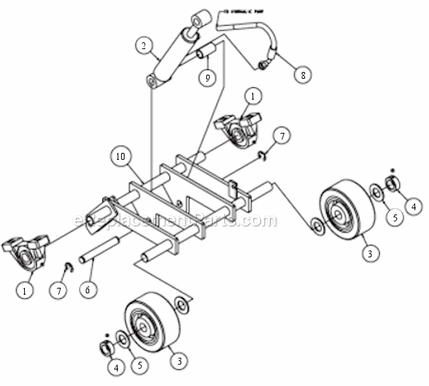 Page X Diagram and Parts List for MK-4018KB  MK Diamond Concrete Saw